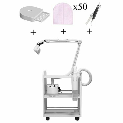 Nail Assistant, Пылесос-вытяжка для педикюра с насадкой №2 (удлиненная, 1400w)