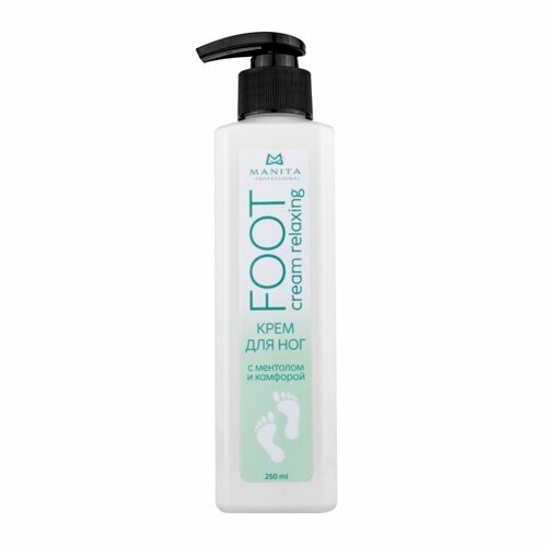 MANITA PROFESSIONAL, Крем для ног с ментолом и камфорой (250 ml)