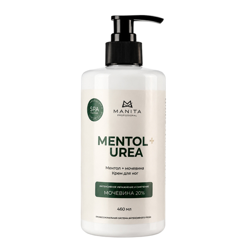 MANITA PROFESSIONAL, Крем для ног - MENTOL+UREA (460 мл)