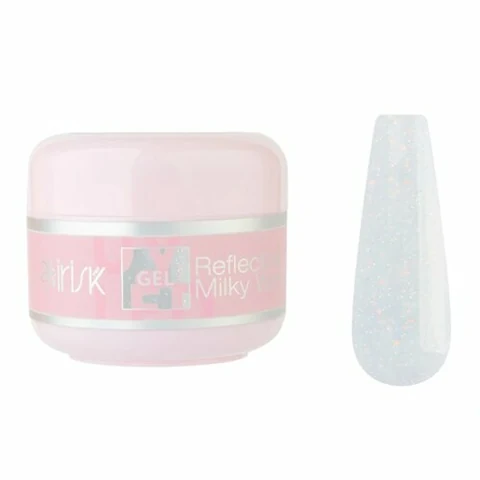 Irisk, Гель для наращивания и моделирования - ABC Limited collection №24 Reflective Milky White (15