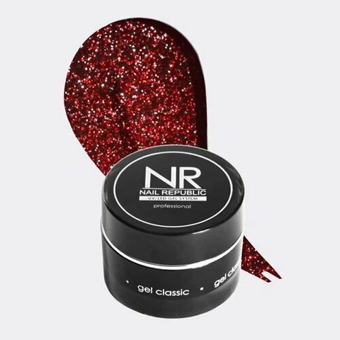 Nail Republic, Ultra Flash Gel - Светоотражающий гель для наращивания №279 (15 мл)