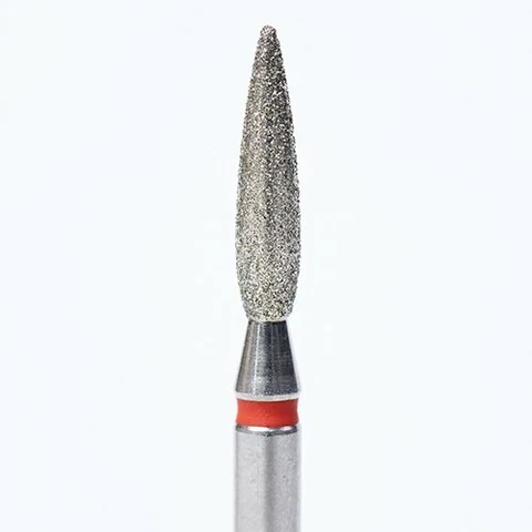 АБРИ, Фреза алмазная, пламя, мягкая, 2.3 мм, длина 10