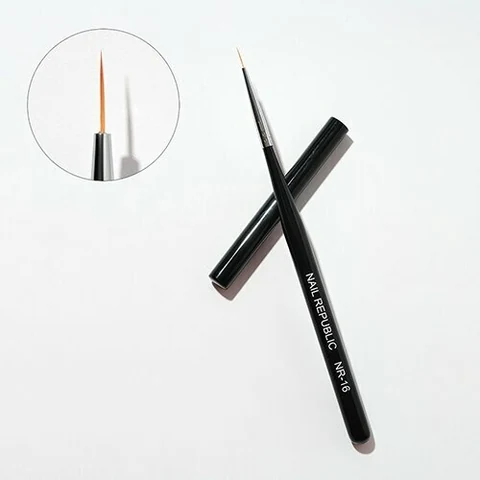 Nail Republic, Кисть NR-16 для дизайна - волосок (9 мм)