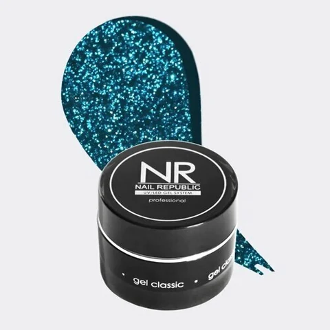 Nail Republic, Ultra Flash Gel - Светоотражающий гель для наращивания №281 (15 мл)