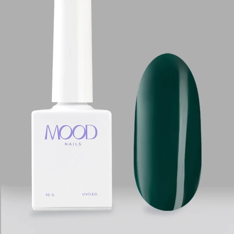 MOODNAIL, Гель-лак Gel-Polish Visart Basil, 10 г - Изумрудный