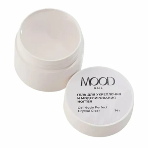 MOODNAIL, Гель для наращивания Nude Perfect - Crystal Clear (14 г)