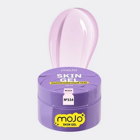 MOJO, Skin Gel - Камуфлирующий гель для наращивания №114 (15 мл)
