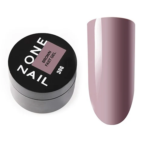 OneNail, Fast Gel Brown - Низкотемпературный гель для моделирования (30 гр.)