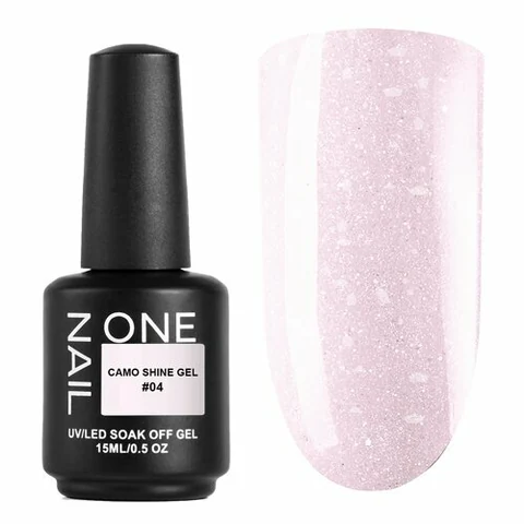 OneNail, Гель для моделирования с поталью - Camo Shine Gel №04 (15 мл)