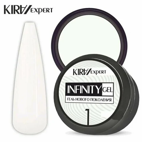 KIRA, INFINITY GEL - Моделирующий гель №001 (15 гр.)