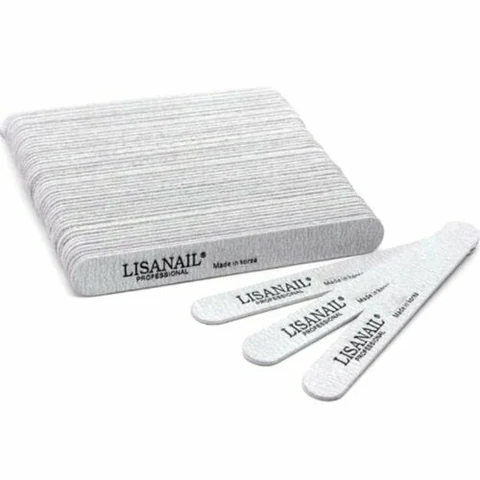 Lisanail, Пилка на деревянной основе (180/240, 18 см, 50 шт.)