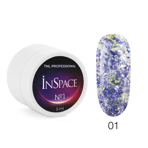 TNL Professional, Гель для дизайна InSpace №01, 5 мл - Фиолетовый