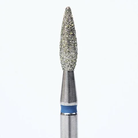 АБРИ, Фреза алмазная, пламя, средняя, 2.3 мм, длина 8