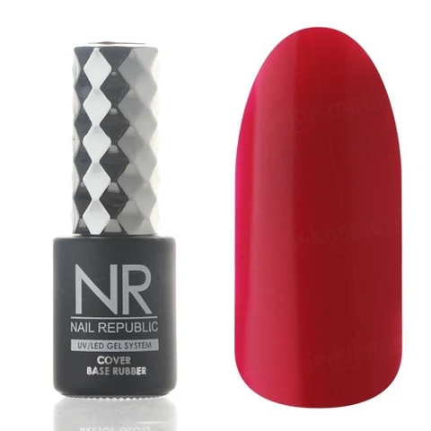 Nail Republic, Камуфлирующая цветная база - Lady in red №92 (10 мл)