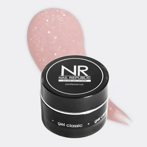 Nail Republic, Golden Nude Gel - Гель для моделирования с шиммером №292 (15 гр)