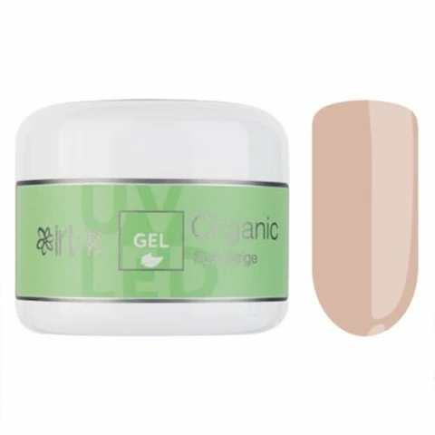 Irisk, Гель универсальный однофазный для наращивания Organic №03 Soft Beige (15 мл)