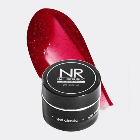 Nail Republic, Гель для наращивания и моделирования - Red, and? №284 (15 гр)
