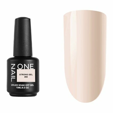 OneNail, Strong Gel - Гель для моделирования средне-жидкий №09 (15 мл)