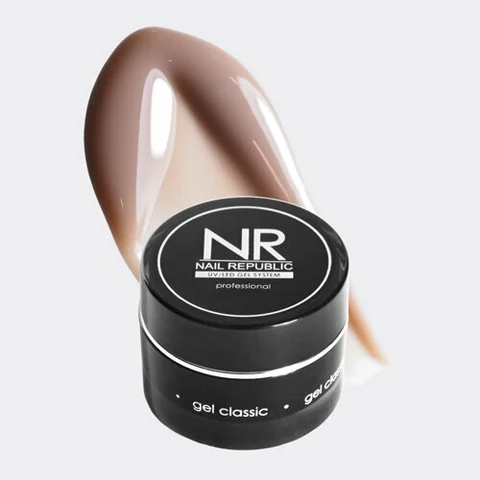 Nail Republic, Gel classic Caramel - Гель для моделирования ногтей №45/1 (жидкая консистенция, 15 мл