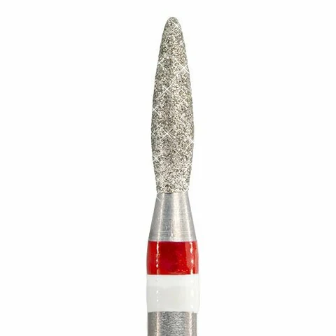 Тайфун, Алмазная фреза с Жемчугом пламя, D2,1, L080, мягкая, 856.104.242.080.021