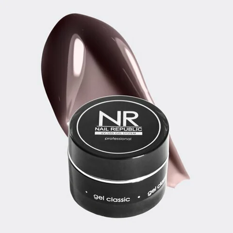 Nail Republic, Gel classic Caramel - Гель для моделирования ногтей №43/1 (жидкая консистенция, 15 мл