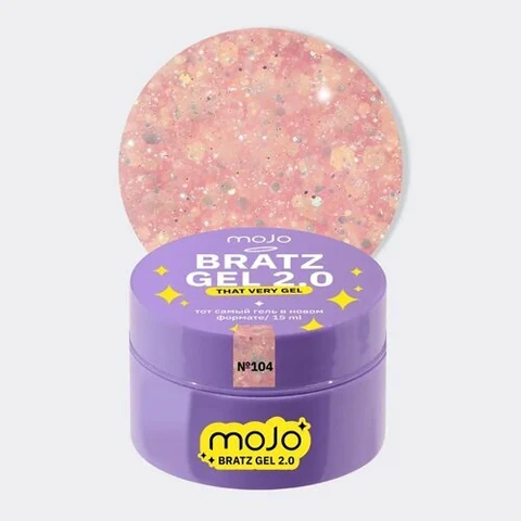 MOJO, Моделирующий гель Bratz Gel 2.0 №104 (15 мл)