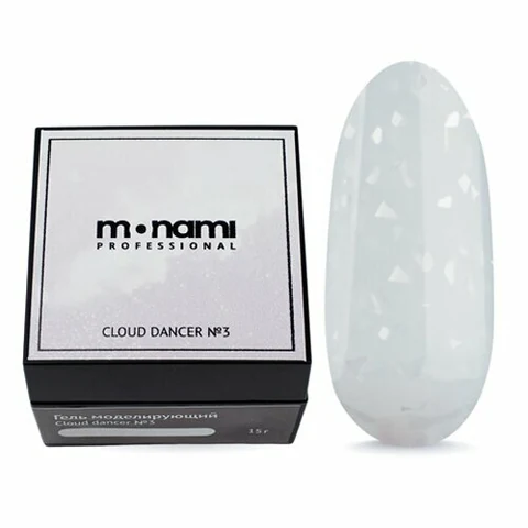 Monami, Гель моделирующий - Cloud Dancer №3 (15г)