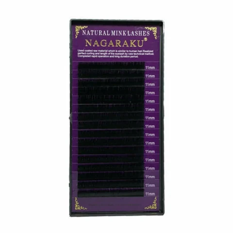 NAGARAKU, Ресницы на ленте Natural Mink, 11/0,12 мм, C-изгиб (УЦЕНКА)
