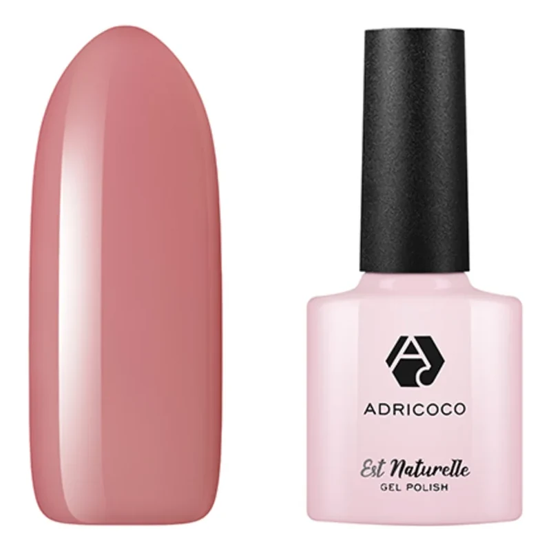 ADRICOCO, Гель-лак Est Naturelle №13 - Розовый