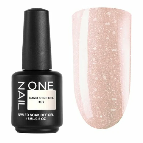 OneNail, Гель для моделирования с поталью - Camo Shine Gel №07 (15 мл)
