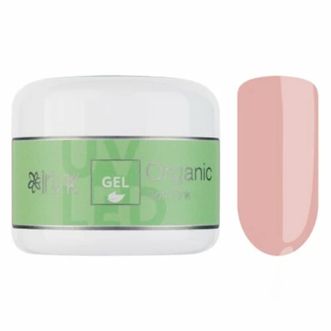 Irisk, Гель универсальный однофазный для наращивания Organic №04 Soft Pink (15 мл)