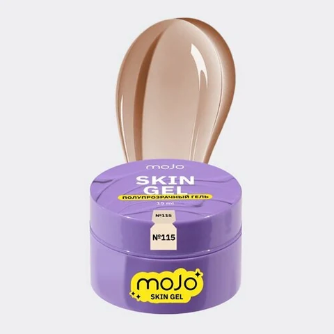 MOJO, Skin Gel - Камуфлирующий гель для наращивания №115 (15 мл)