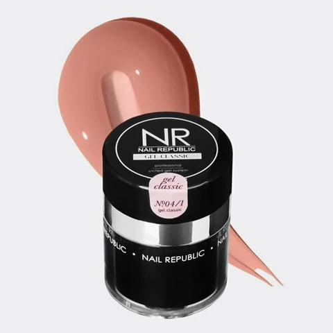 Nail Republic, Gel classic - Гель для моделирования ногтей №04/1 (с помпой, 30 г)