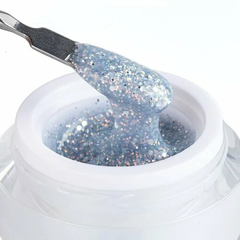 HIT gel, Моделирующий гель с блестками - Luxury №02 (15 мл)