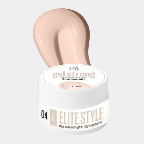 Elite Style, Strong Gel - Гель для моделирования №04 Skin (15 мл)