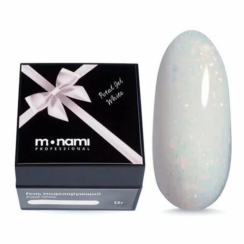 Monami, Гель моделирующий с поталью - Potal Gel White (15г)