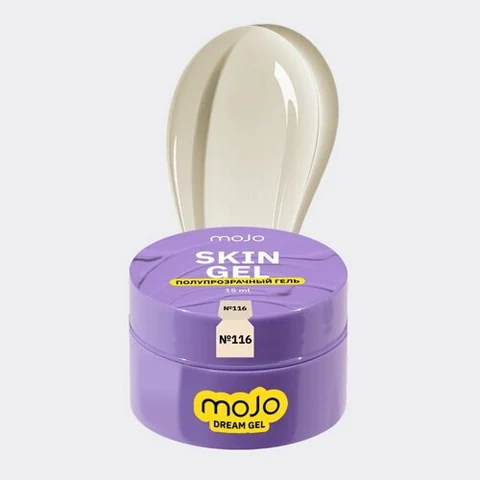 MOJO, Skin Gel - Камуфлирующий гель для наращивания №116 (15 мл)
