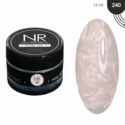 Nail Republic, Gel Pearl - Гель для моделирования №240 (15 гр)