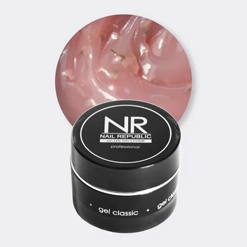 Nail Republic, Garden gel - Гель для моделирования с сухоцветами №299 (15 гр)