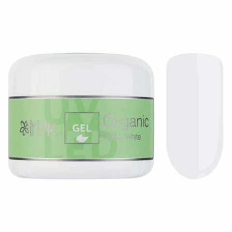 Irisk, Гель универсальный однофазный для наращивания Organic №02 Milky White (15 мл)