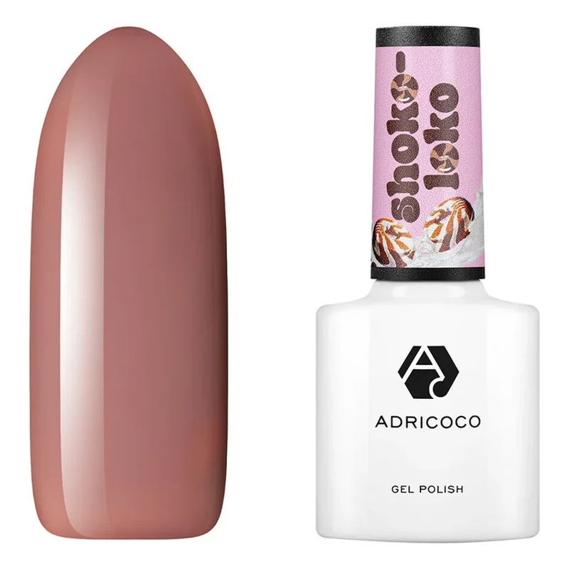 ADRICOCO, Гель-лак Shoko-LOKO №05 - лакшери какао, 8 мл