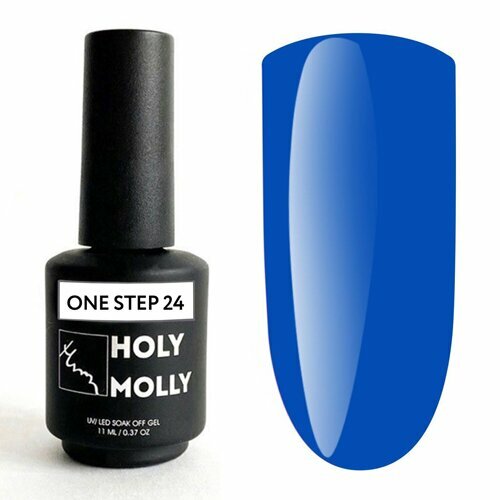 Holy Molly, Гель-лак однофазный - One Step 3in1 №24 (11 мл)