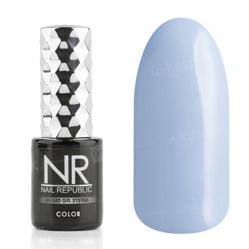 Nail Republic, Гель-лак - Синий иней №315 (10 мл.)