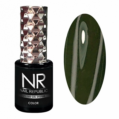 Nail Republic, Гель-лак - Умеренно-оливковый №121 (10 мл)