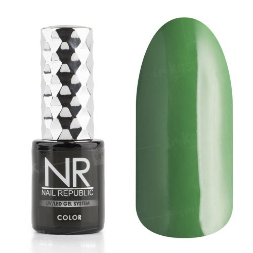 Nail Republic, Гель-лак - Зеленый лист №110 (10 мл.)