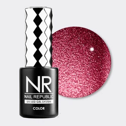 Nail Republic, Bright Cats - Гель-лак светоотражающий Кошачий глаз №CAT-681 (10 мл)