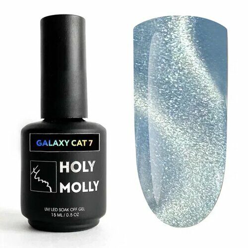 Holy Molly, Гель-лак Кошачий глаз - Galaxy cat №7 (11 мл)
