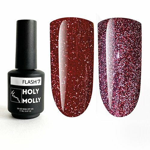 Holy Molly, Гель-лак светоотражающий - Flash №07 (11 мл)