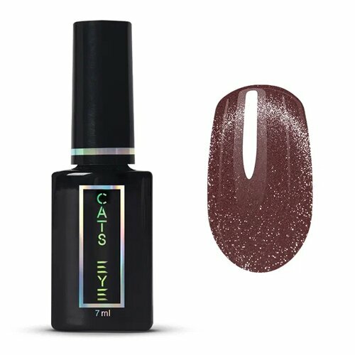 ruNail, Гель-лак Кошачий глаз - CHOCO Cat`s eye №9924 (7 мл)
