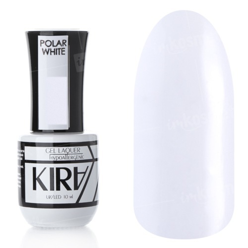 KIRA, Гель-лак Polar White (10 мл.)